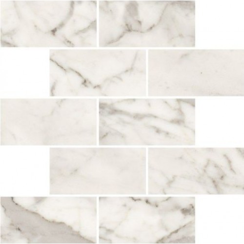 Kerranova Мозаика Marble Trend Carrara Матовая, прямоугольник K-1000/MR/m13/307х307х10