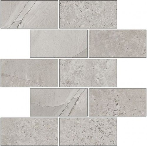 Kerranova Мозаика Marble Trend Limestone Структурированная, прямоугольник K-1005/SR/m13/307x307x10