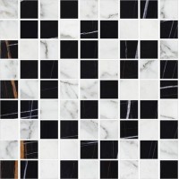 Мозаика Marble Trend Nero Dorato , квадрат