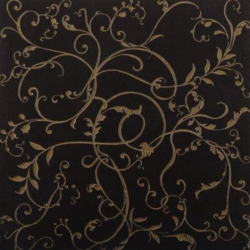 La Fabbrica Декор Fusion Ringlet Gold Titanium Lap. Liscia 49x49 L659