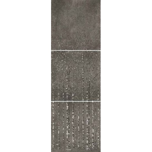La Fabbrica Панно Fusion Wood Platinum Mix3 Lap. Liscia 49x147 L427