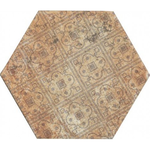 Monopole Ceramica Керамогранит Pompeia Decor Mix Marron 20x24 