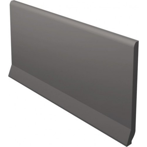 Paradyz Плинтус Bazo Nero Monokolor Cokol Wywiniety Ostry Mat 10x19,8 