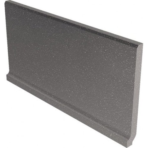 Paradyz Плинтус Bazo Nero Sol-Pieprz Cokol Wywiniety Mat 10x19,8 