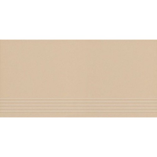Paradyz Ступень Bazo Beige Monokolor Stopnica Prosta Mat 29,8x59,8 
