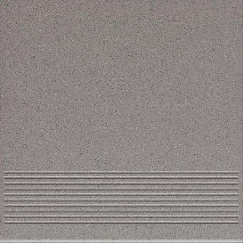 Paradyz Ступень Bazo Grys Sol-Pieprz Stopnica Prosta Mat 30x30 