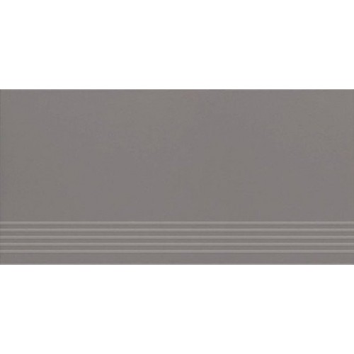 Paradyz Ступень Bazo Nero Monokolor Stopnica Prosta Mat 29,8x59,8 