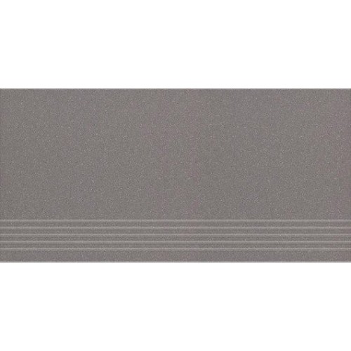 Paradyz Ступень Bazo Nero Sol-Pieprz Stopnica Prosta Mat 29,8x59,8 