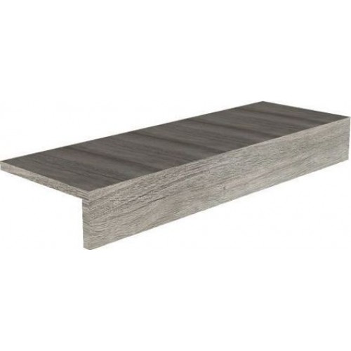 Rex Ceramiche Ступень Selection Oak Gray Elemento Elle Grip 15x45 738115