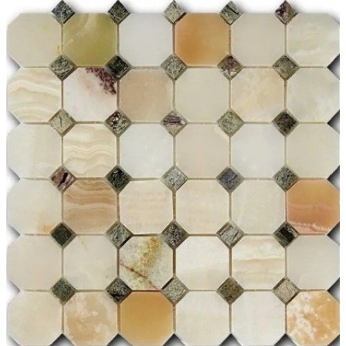 Art&Natura Мозаика Octagon Pattern Verde Onix/Rain Forest Green 1,5х1,5 4,9х4,9 