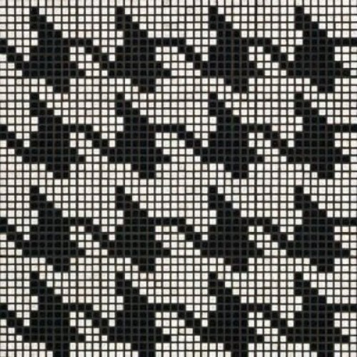 Bisazza Мозаика Pied De Poule Nero 1,2х1,2 06004543SL