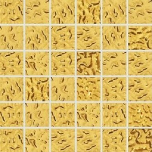 Bisazza Мозаика Oro Bis 10.301 желтое гофрированное 1х1 