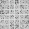 Bisazza Мозаика Oro Bis 10.306 белое гофрированное 1х1