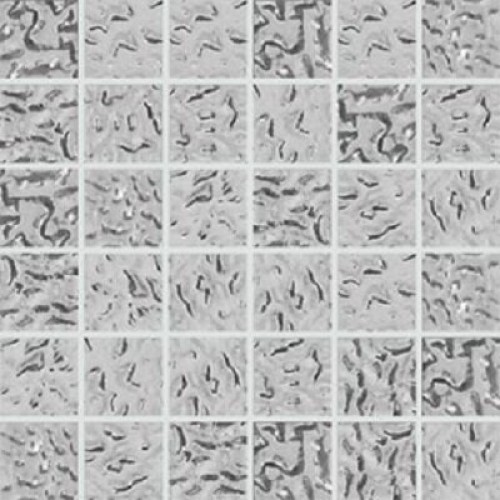 Bisazza Мозаика Oro Bis 10.306 белое гофрированное 1х1 