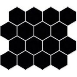 Мозаика Uniwersalna Mozaika prasowana Nero hexagon