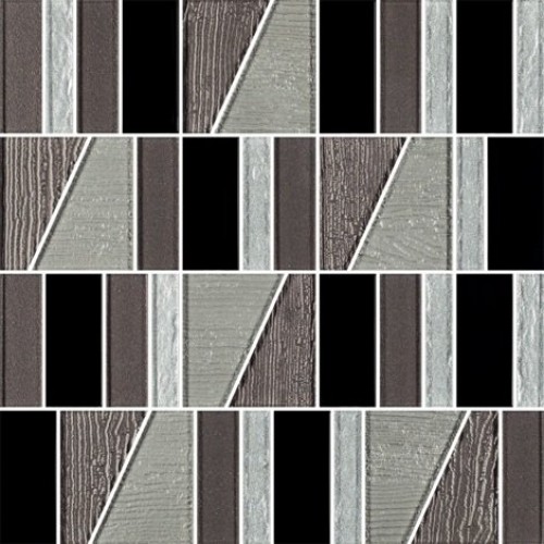 Paradyz Мозаика Uniwersalna Mozaika Szklana Nero Tiffany Mix 