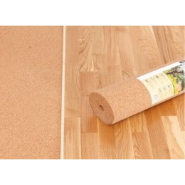Подложка пробковая Cork floor underlay (рулон 10 м)