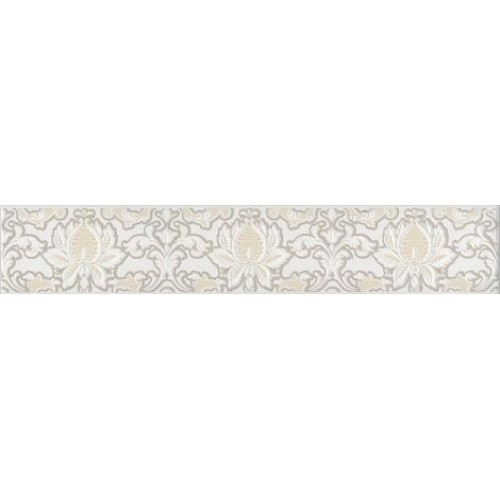 Kerama Marazzi Бордюр Кастильони белый 7,2x40 AD\A563\15143