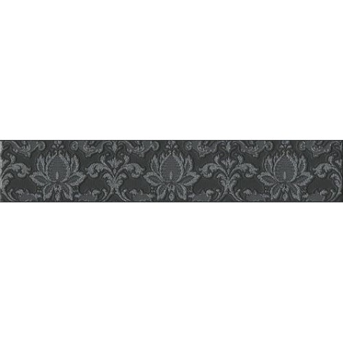 Kerama Marazzi Бордюр Кастильони черный 7,2x40 AD\B563\15144