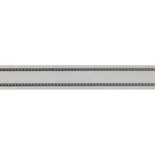 Kerama Marazzi Бордюр Раваль серый светлый длинный обрезной 14,5x89,5 DC\A09\13059R