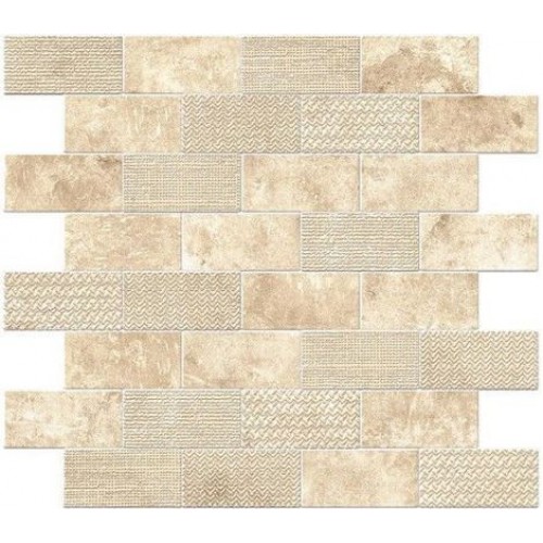 Atlas Concorde Декор Aix Blanc Minibrick Tumbled 30,5x30,5 9AKB