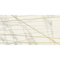 Декор Charme Deluxe Wall Project Arabescato Inserto Golden Line 40x80