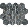 Kerama Marazzi Декор Джардини мозаичный серый темный 37,5x45 T017\14024