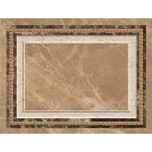Kerlife Декор Emperador-q Dec Crema 19x25 