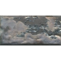 Декор Граффити металл серый темный 9,9x20