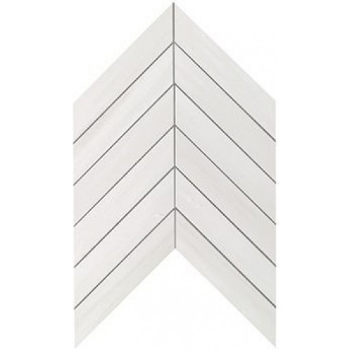 Atlas Concorde Декор Marvel Stone Bianco Dolomite Chevron Wall 25x30,5 9SCD
