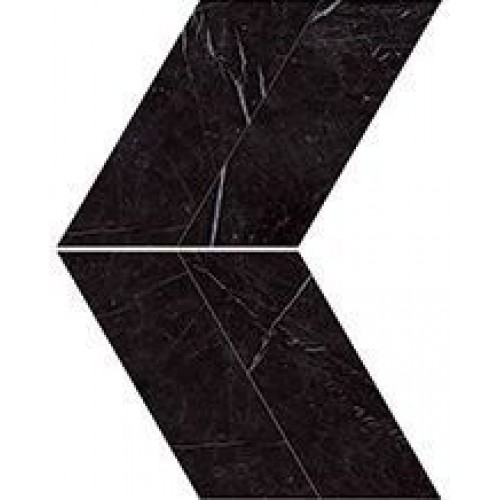 Atlas Concorde Декор Marvel Stone Nero Marquina Chevron Lappato 22,5x22,9 AS1W
