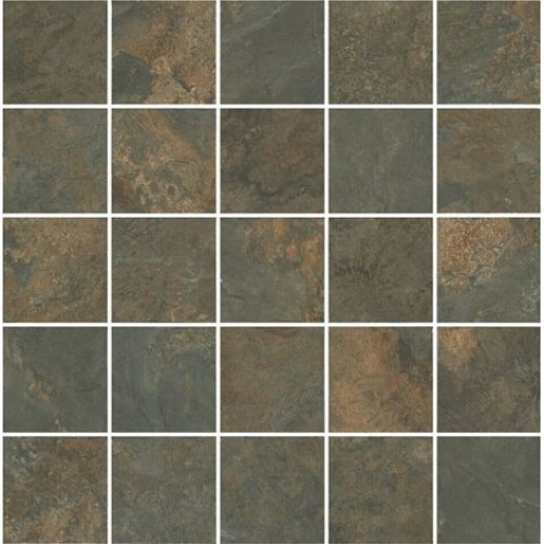 Kerama Marazzi Декор Рамбла коричневый мозаичный 25x25 MM12132