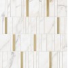 Marazzi Мозаика Allmarble Wall Mosaico Golden White Barcode Lux M8HD