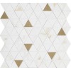 Marazzi Мозаика Allmarble Wall Mosaico Golden White Tria Satin M8H1
