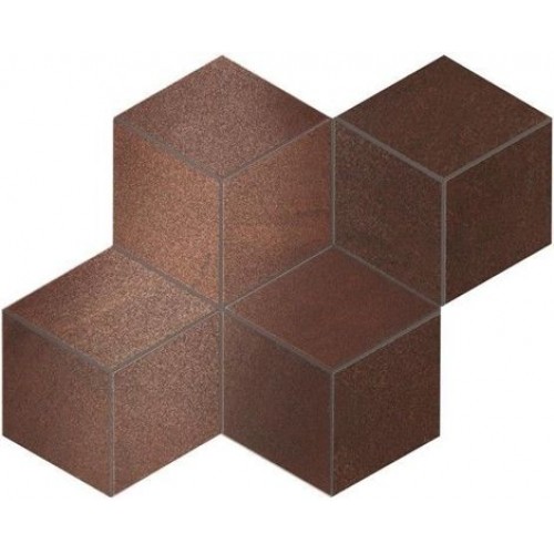 Atlas Concorde Мозаика Blaze Corten Mosaico Esagono Lappato A0UM