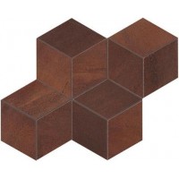 Мозаика Blaze Corten Mosaico Esagono Matt