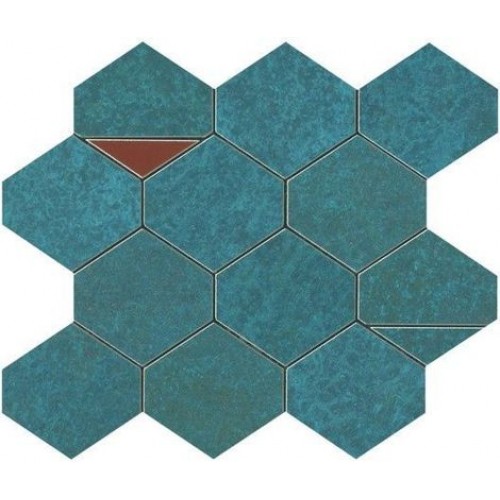 Atlas Concorde Мозаика Blaze Verdigris Mosaico Nest 9BNV