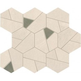 Мозаика Boost Pro Ivory Mosaico Hex Olive