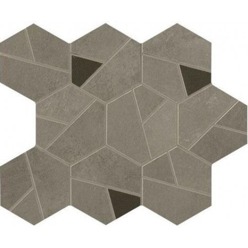 Atlas Concorde Мозаика Boost Pro Taupe Mosaico Hex Coffee A0QP