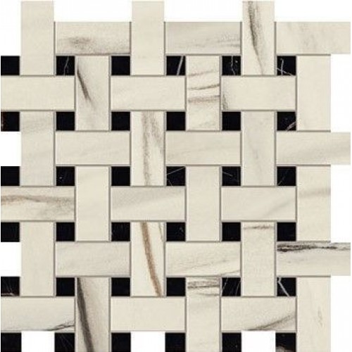 Atlas Concorde Мозаика Marvel Dream Bianco Fantastico Basket Weave Matt AOVJ