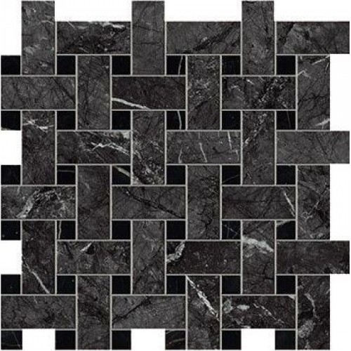 Atlas Concorde Мозаика Marvel Dream Grigio Intenso Basket Weave Matt AOVK
