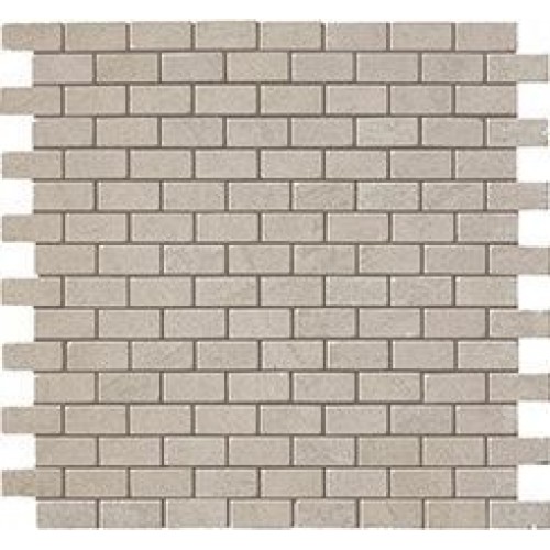Atlas Concorde Мозаика Marvel Stone Clauzetto White Mosaico Burattato 1,7x3,5 AS4N