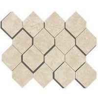 Мозаика Marvel Stone Cream Prestige Mosaico Esagono 3D