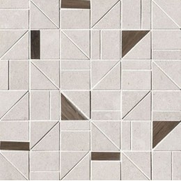 Мозаика Nux White Outline Mosaico 4,8х4,8