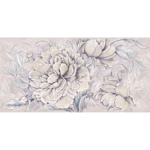 Керлайф Панно Delicato Bouquet Perla (из 4-х плиток) 63x126 