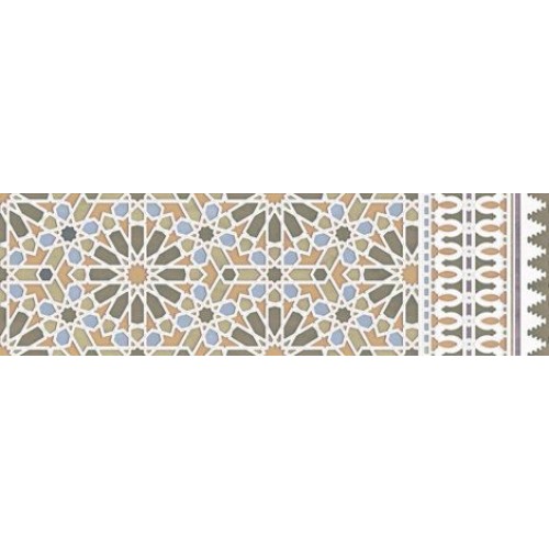 Aparici Плитка Alhambra Green Rauda 29,75x99,55 