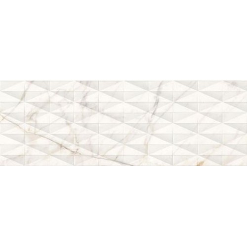 Marazzi Плитка Allmarble Wall Struttura Pave 3D Golden White Lux 40x120 M71S