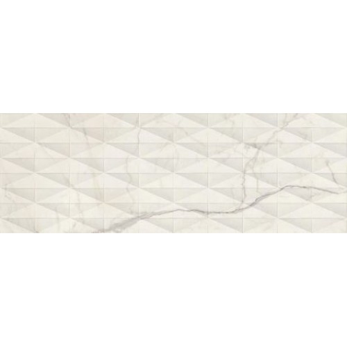 Marazzi Плитка Allmarble Wall Struttura Pave 3D Statuario Lux 40x120 M73S