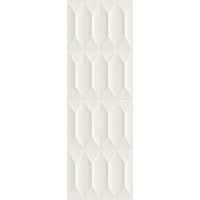 Плитка Colorplay Struttura Cabochon 3D Rett White 30x90