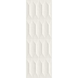Плитка Colorplay Struttura Cabochon 3D Rett White 30x90